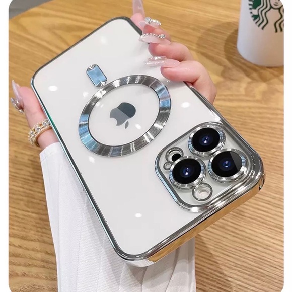 Wireless Charging Transparent Magsafe Case For iPhone 14 13 12 11 Pro Max X XR - Picture 6 of 14